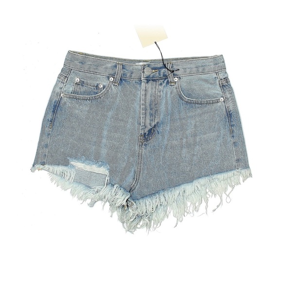 superdown Pants - Superdown High Rise Denim Medium Wash High Waist Shorts Women’s 28
